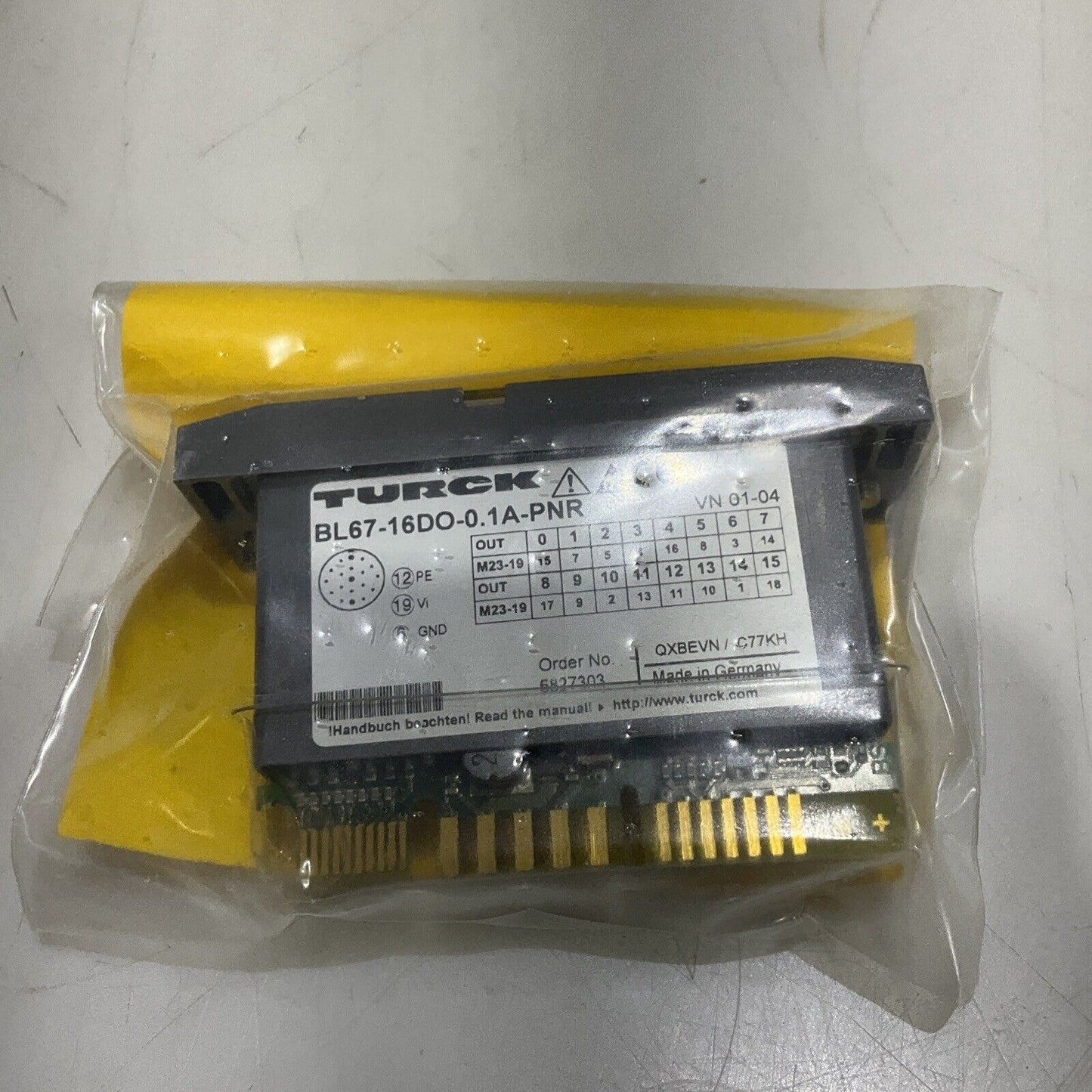 TURCK BL67-16DO-0.1A-PNR ELECTRONIC MODULE U3S