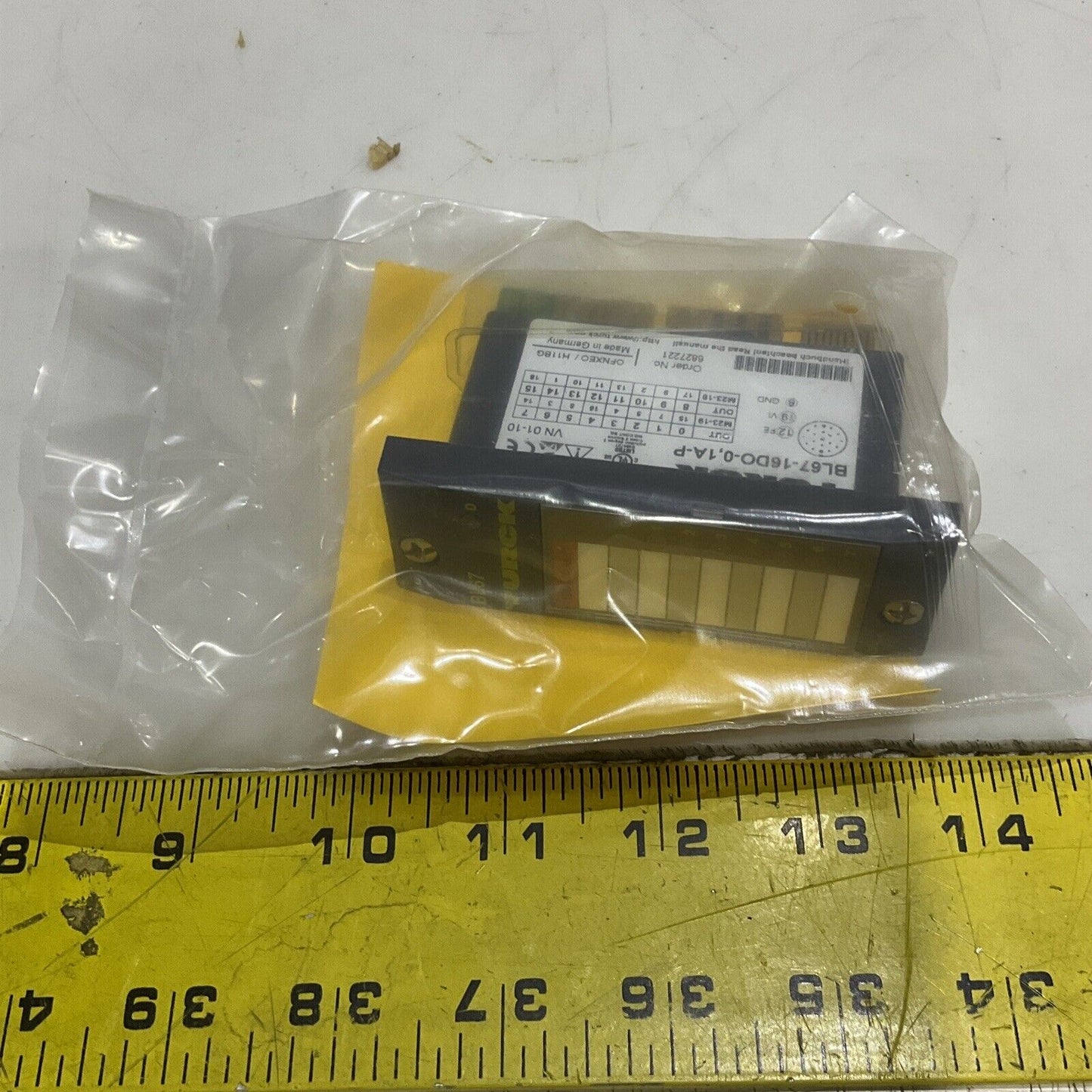TURCK BL67-16DO-0.1A-PNR SYSTEM OUTPUT MODULE 16 DIGITAL OUTPUTS 24VDC LED U3S