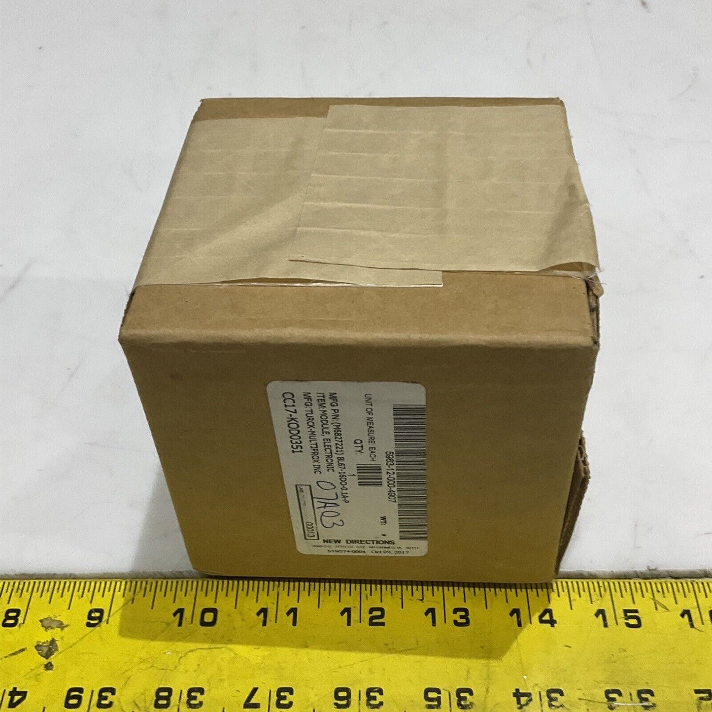 TURCK BL67-16DO-0.1A-PNR SYSTEM OUTPUT MODULE 16 DIGITAL OUTPUTS 24VDC LED U3S