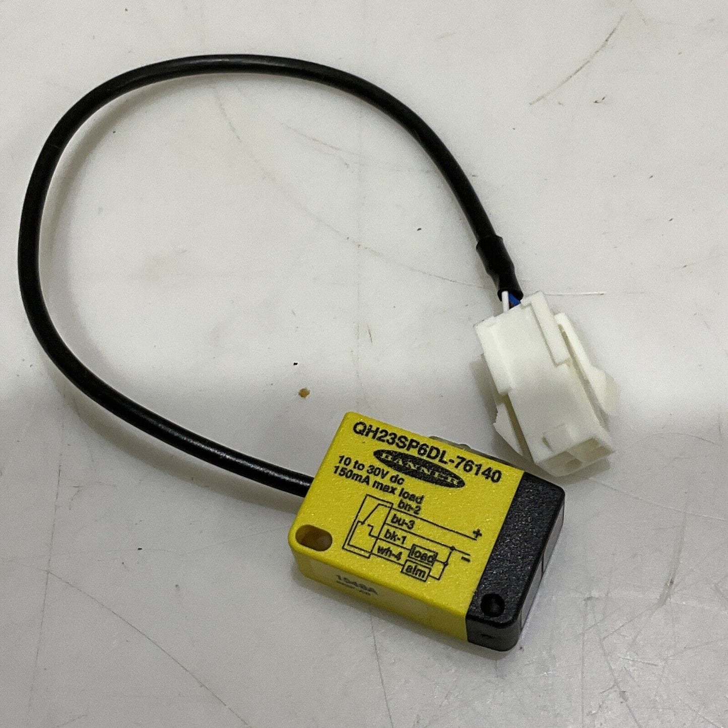BANNER QH23SP6DL-76140 PHOTOELECTRIC SENSOR DC DIFFUSE MODE U3S