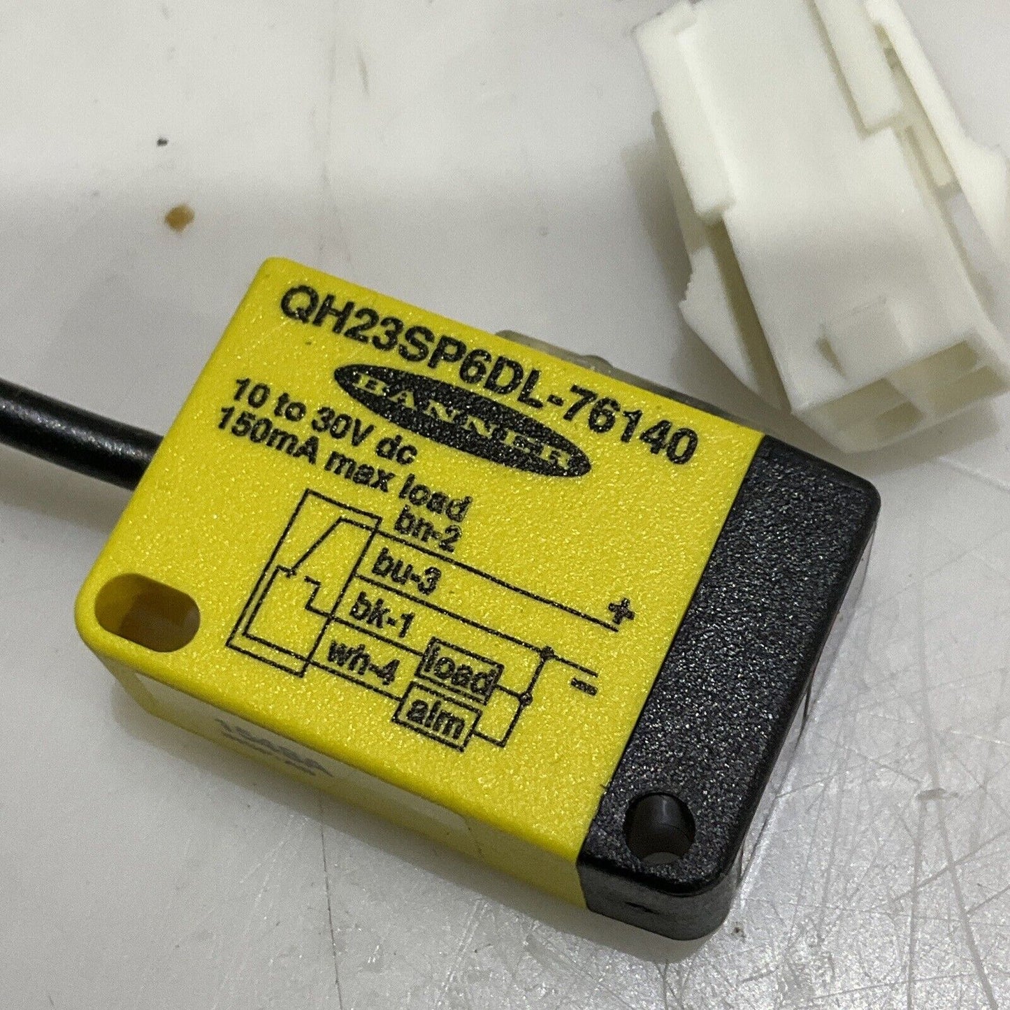 BANNER QH23SP6DL-76140 PHOTOELECTRIC SENSOR DC DIFFUSE MODE U3S