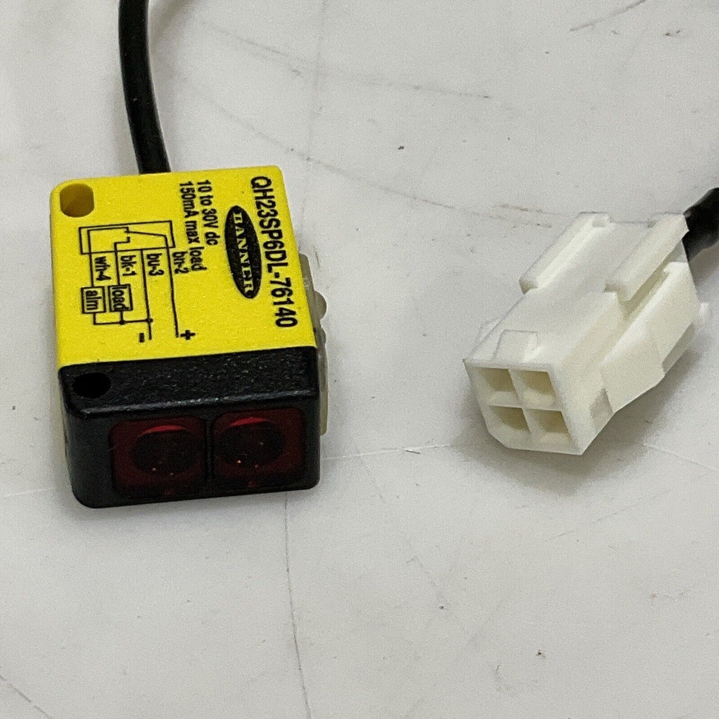 BANNER QH23SP6DL-76140 PHOTOELECTRIC SENSOR DC DIFFUSE MODE U3S