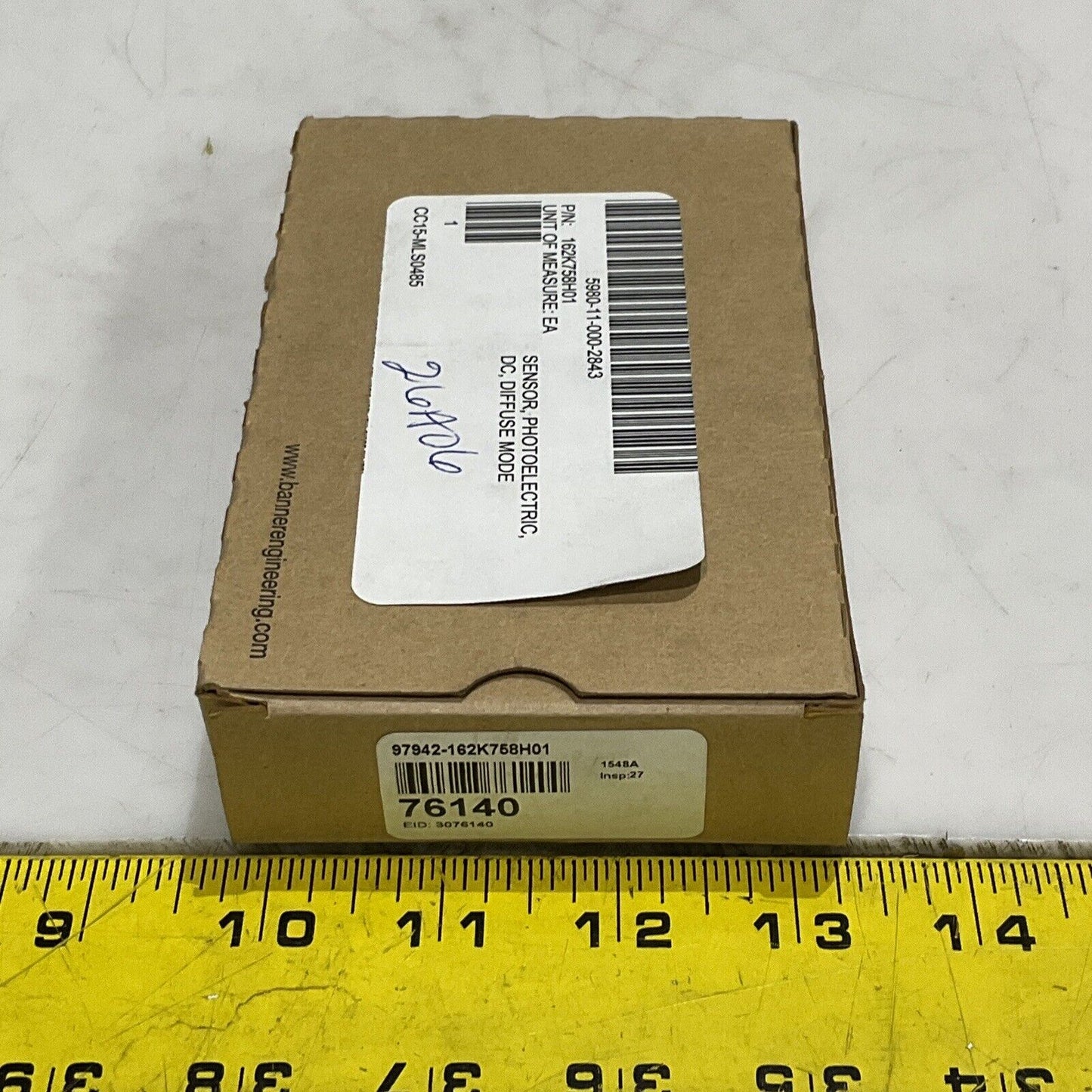 BANNER QH23SP6DL-76140 PHOTOELECTRIC SENSOR DC DIFFUSE MODE U3S