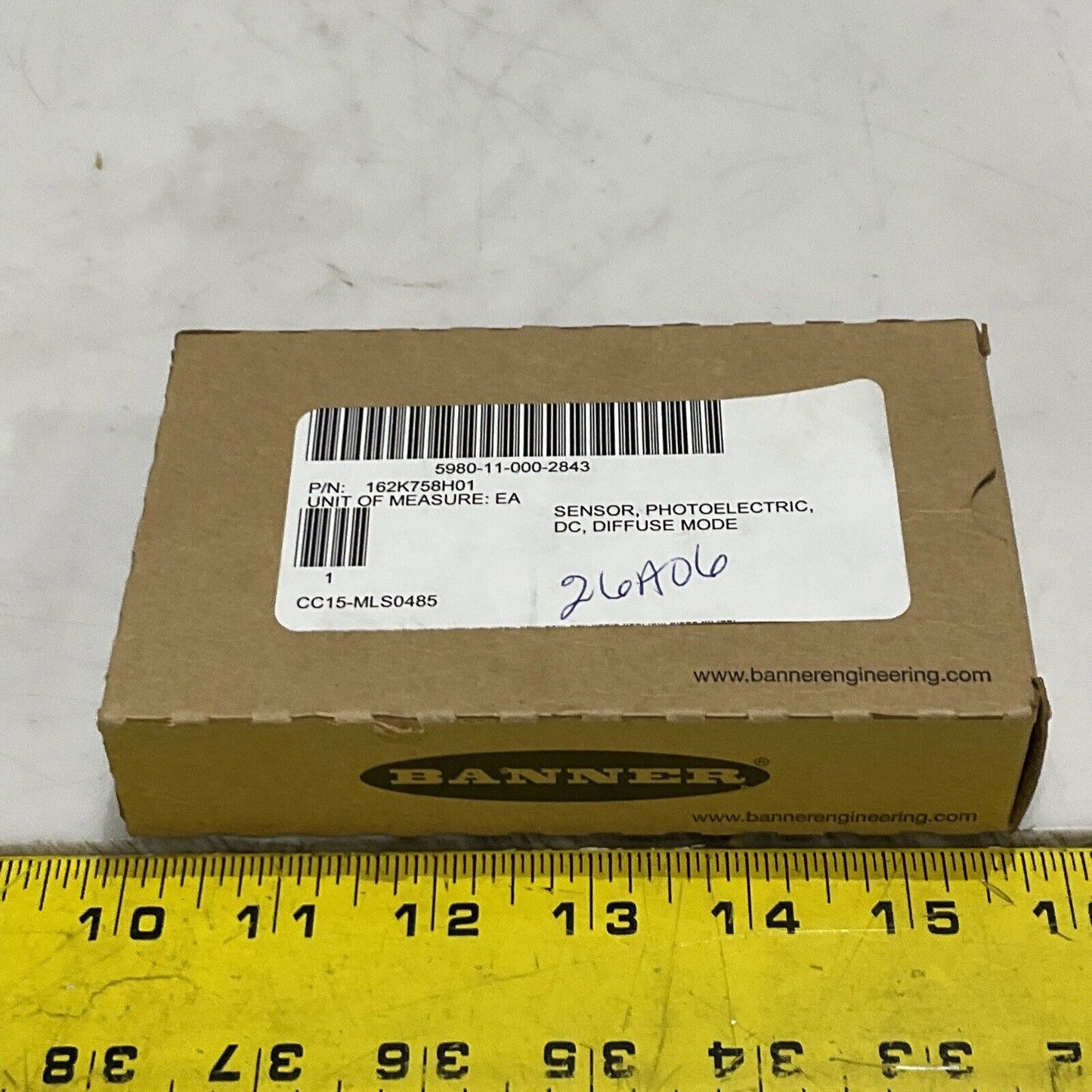 BANNER QH23SP6DL-76140 PHOTOELECTRIC SENSOR DC DIFFUSE MODE U3S