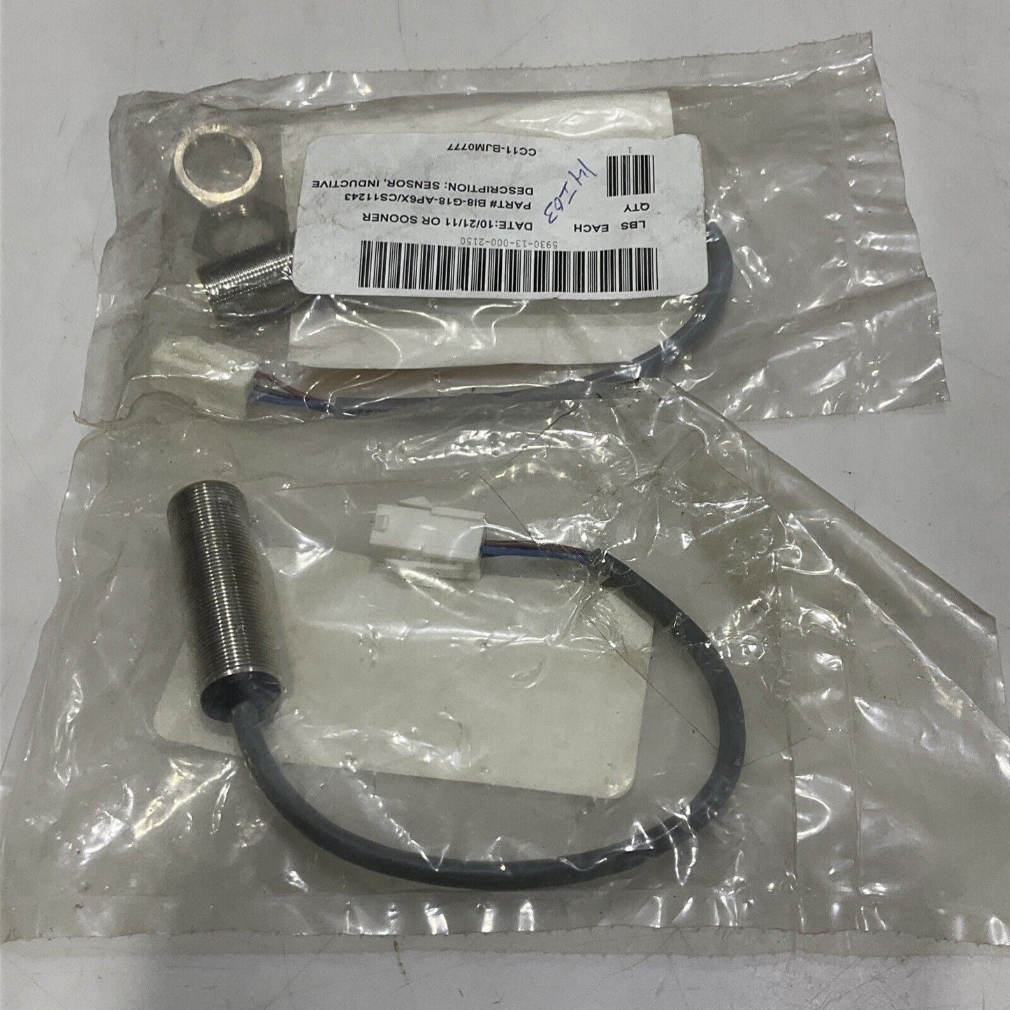 TURCK BI8-G18-AP6X-0.2/CS11243 INDUCTIVE PROXIMITY SENSOR LOT OF 4 U3S