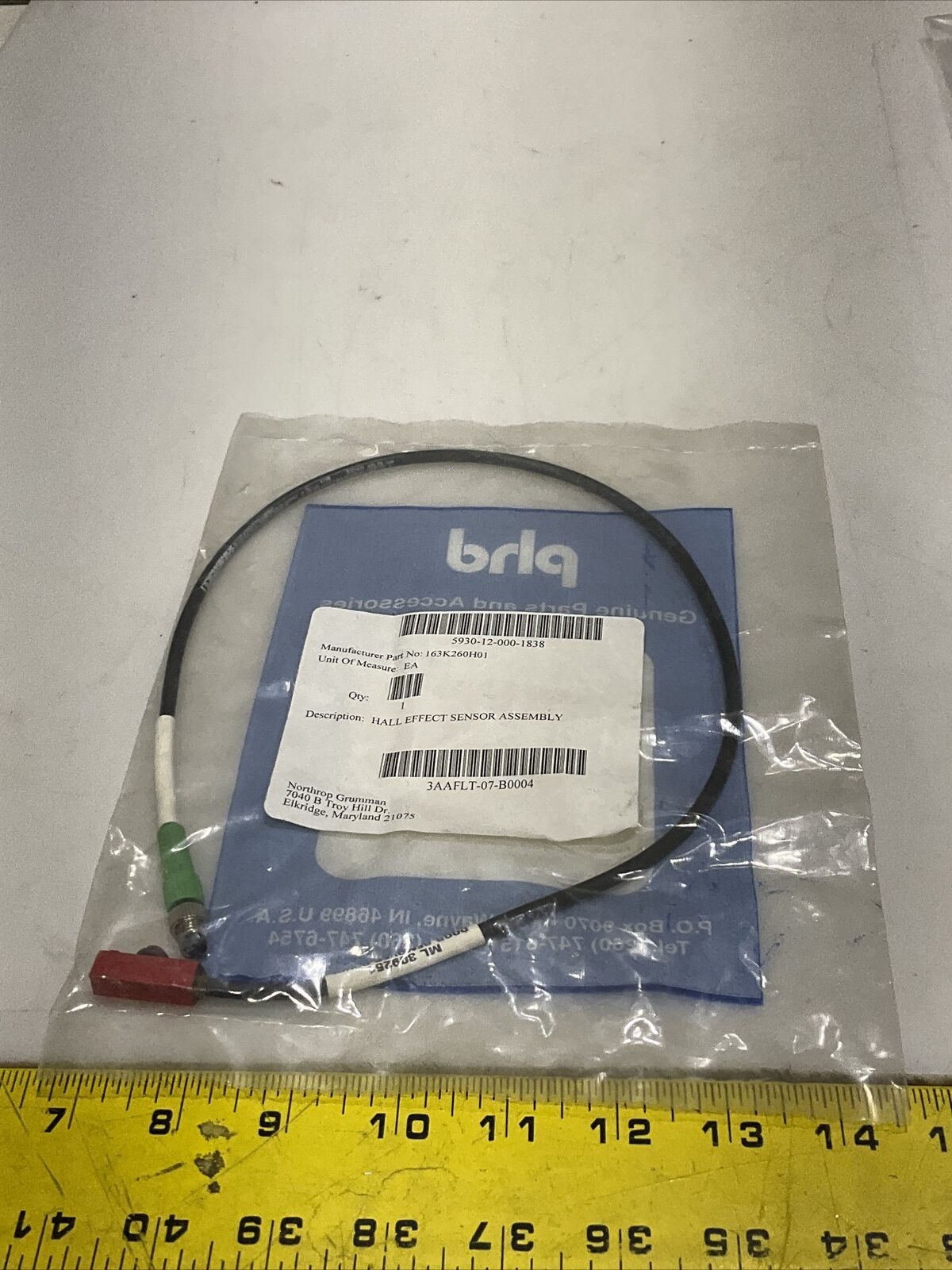 PHD ML309251 17524-2 HALL EFFECT SENSOR ASSEMBLY U3S