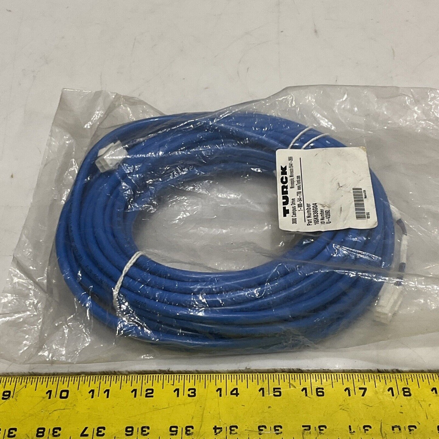 TURCK U-43392 165K836G04 CABLE ASSEMBLY INTERLOCK 08 W329 3919U U3S