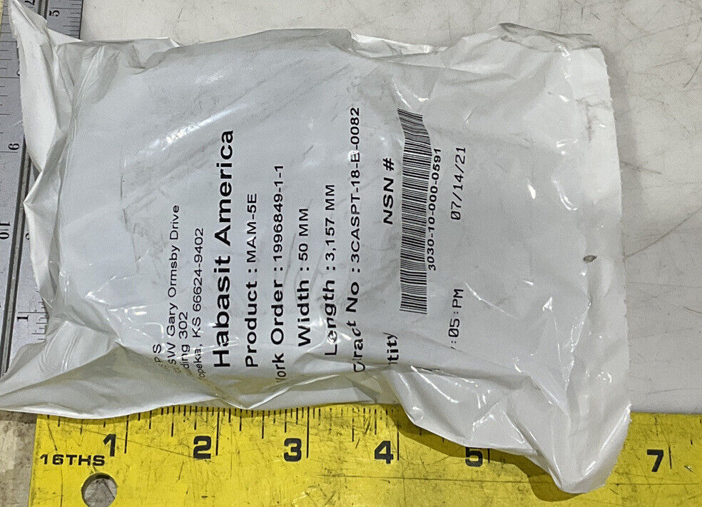 HABASIT AMERICA MAM-5E 50MM 3,157MM BELT LOT OF 3 U3S