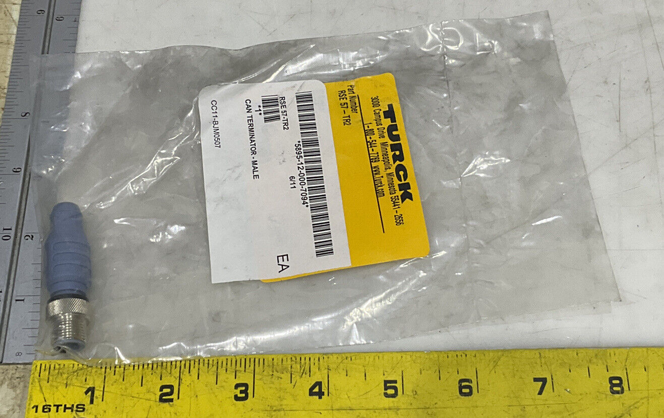 TURCK RSE 57-TR2 MALE CAN TERMINATOR PIN SENSOR U3S - LOT OF 5