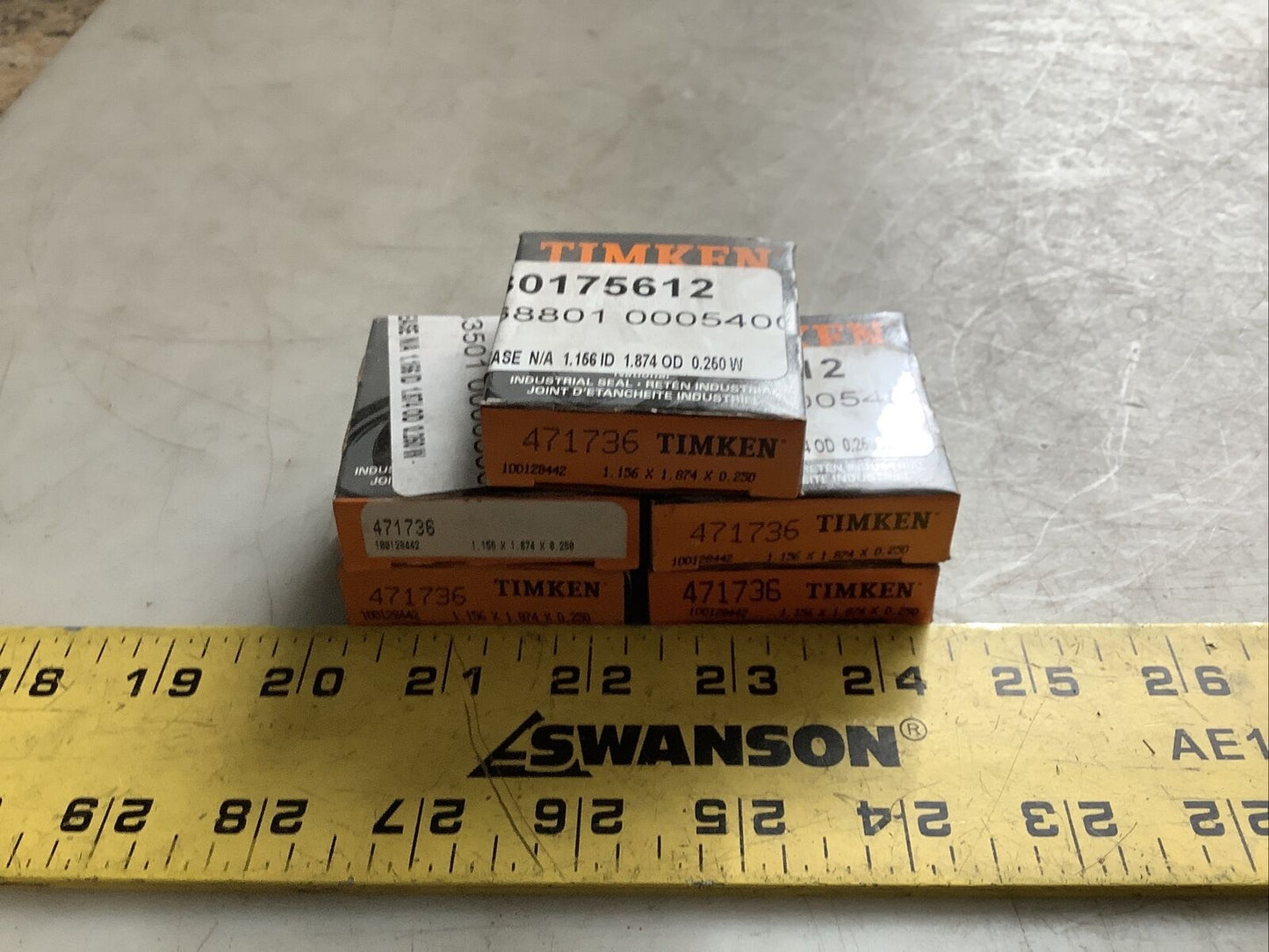 TIMKEN 471736 OIL SEAL 373 - LOT OF 5