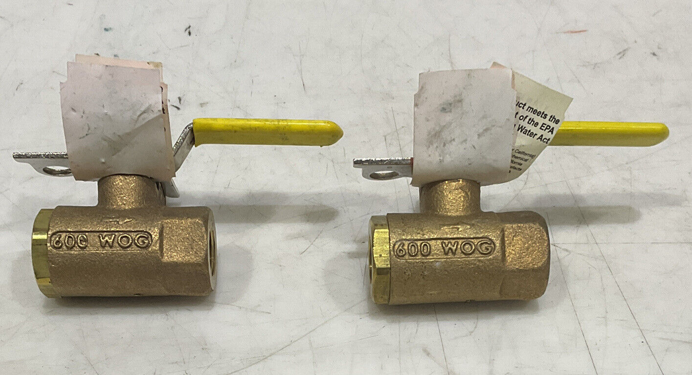 APOLLO 75-102-41 BRONZE BALL VALVE LOT OF 2 U3S