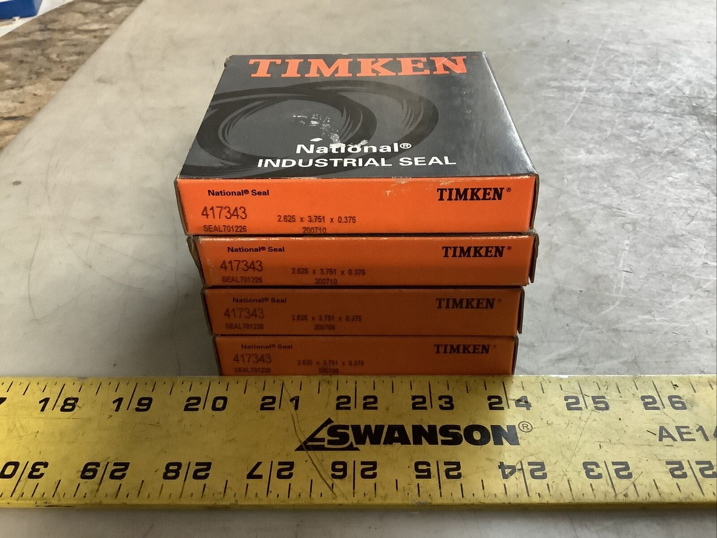 TIMKEN 417343 OIL SEAL 373 - LOT OF 4