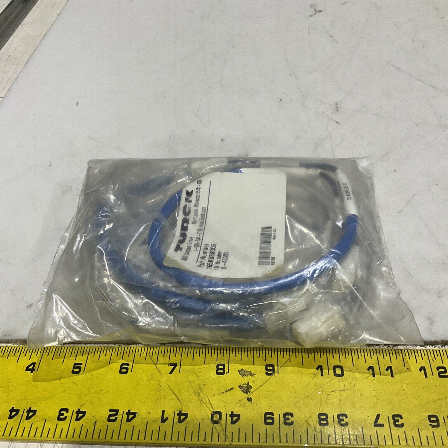TURCK U-43393 165K836G05 CABLE ASSEMBLY LOT OF 4 U3S