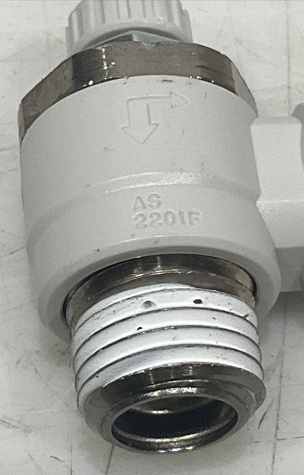 SMC AS2201F FLOW/SPEED CONTROL FITTING LOT OF 19 U3S