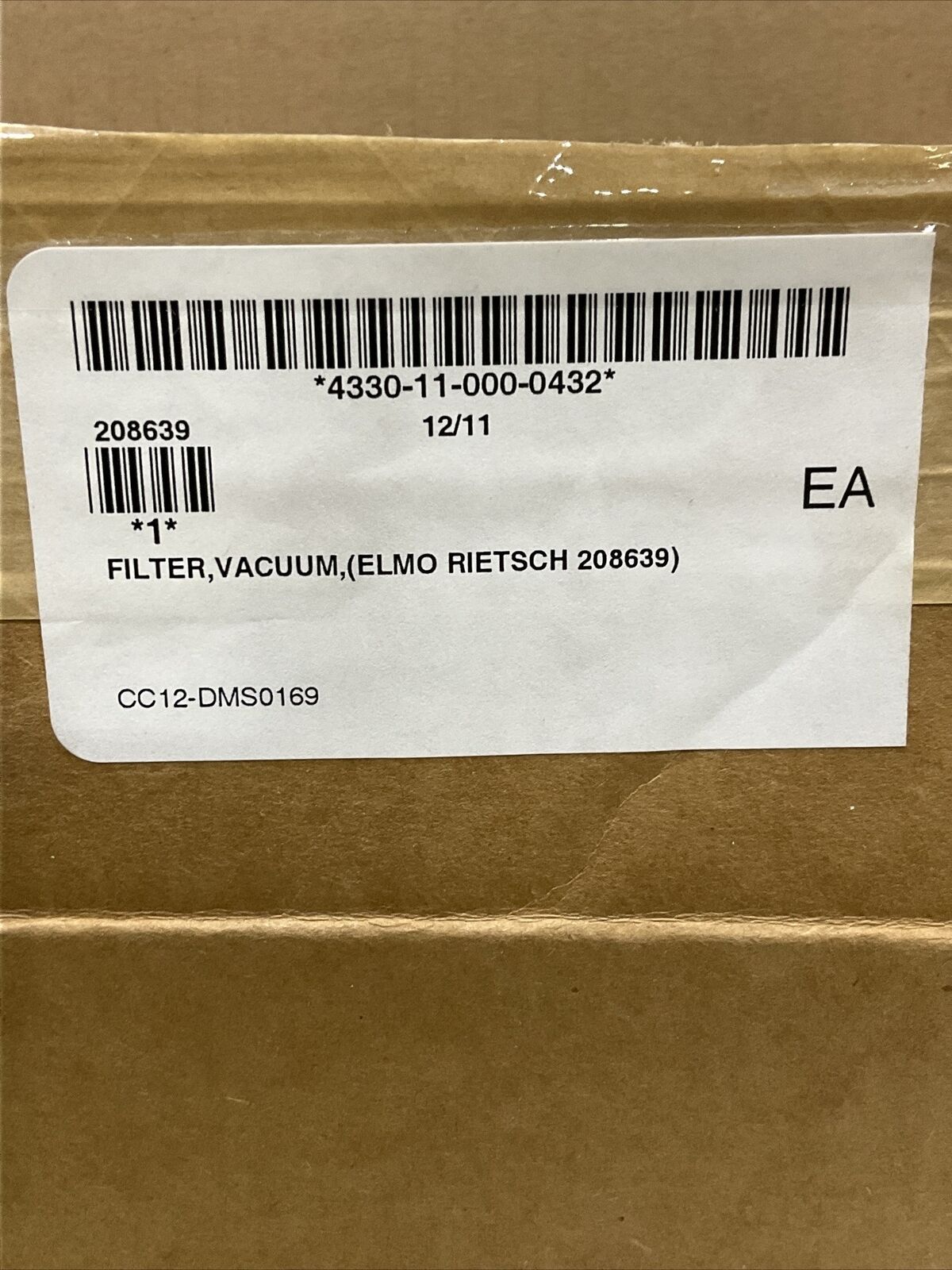 ELMO RIETSCHIE ZFP 145 (06) DUST SEPARATOR 516074-0000 U3S