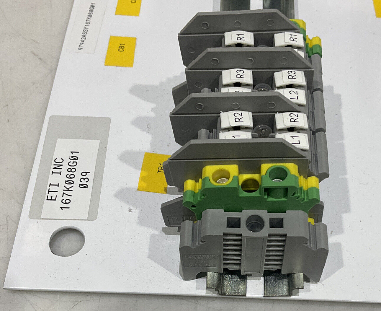 PHOENIX CONTACT ABB 167K068G01 CIRCUIT BREAKER POWER ASSEMBLY U3S