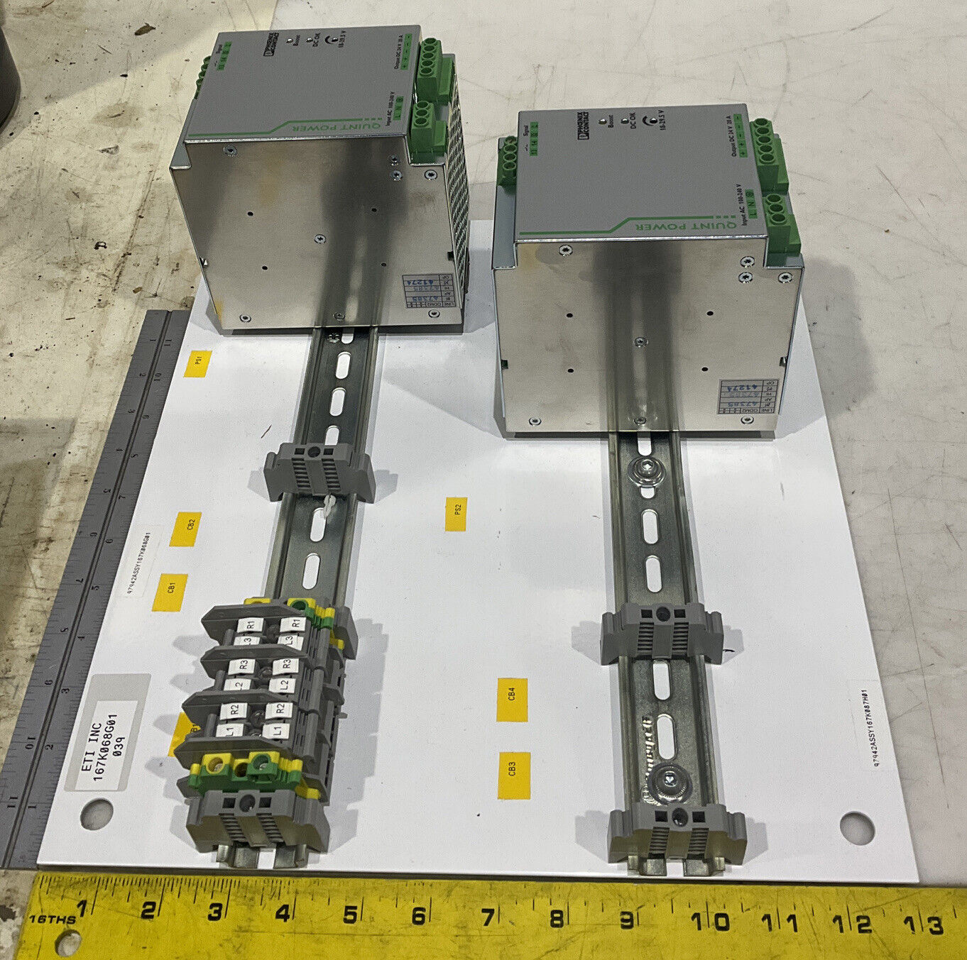 PHOENIX CONTACT ABB 167K068G01 CIRCUIT BREAKER POWER ASSEMBLY U3S