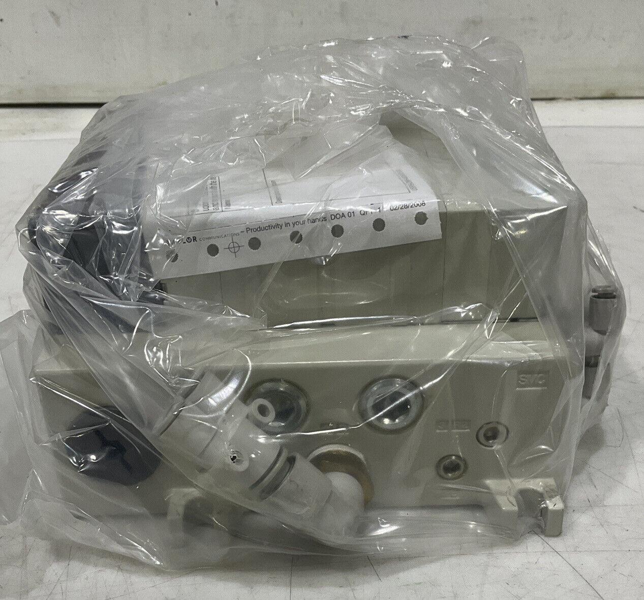 SMC VV5Q41-05-DAM0106 MOUNTED MANIFOLD SUBCONNECTOR TRANSMISSION ASSEMBLY U3S