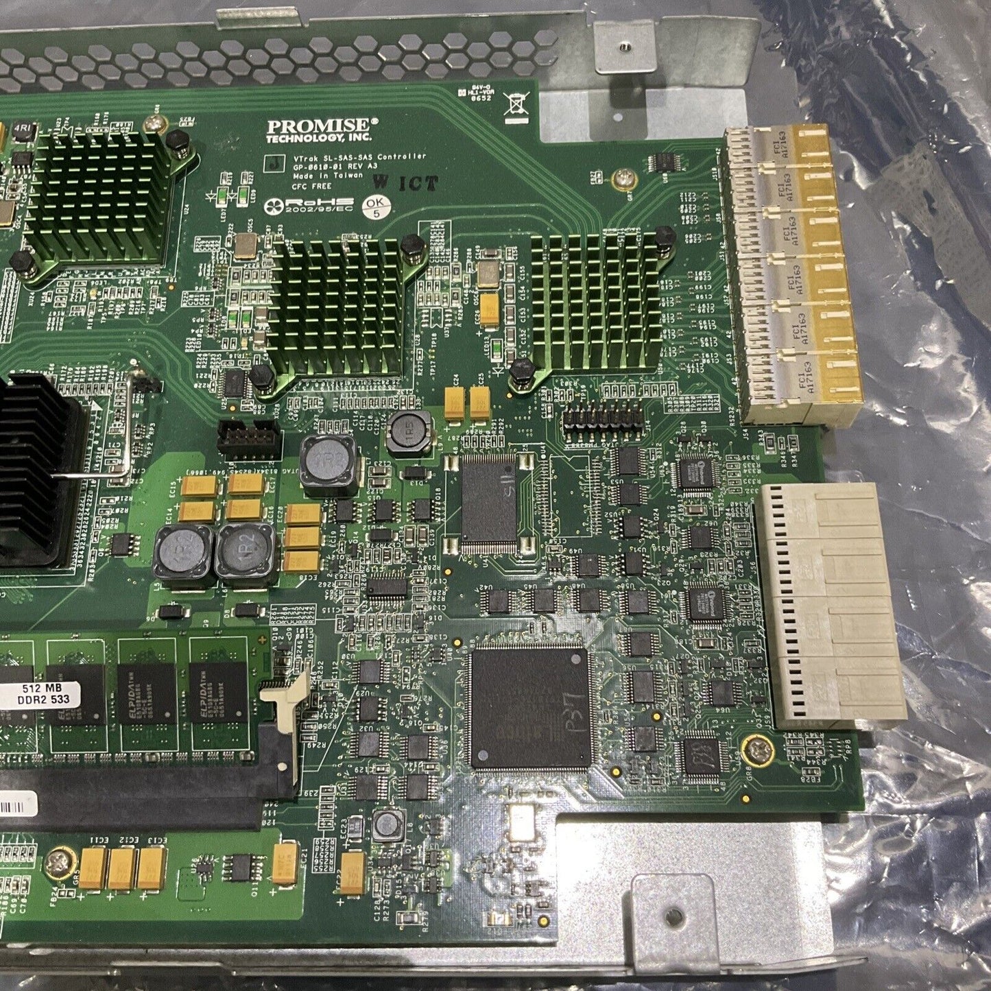 PROMISE TECHNOLOGY X10 VTRAK SL-SAS-SAS CONTROLLER GP-0610-01 R PEV A3 U3S