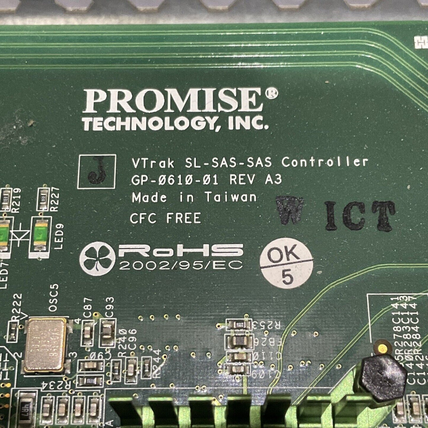 PROMISE TECHNOLOGY X10 VTRAK SL-SAS-SAS CONTROLLER GP-0610-01 R PEV A3 U3S