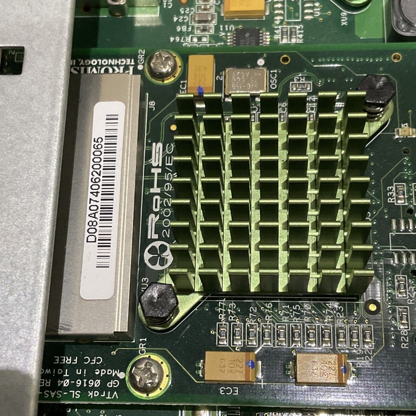 PROMISE TECHNOLOGY X10 VTRAK SL-SAS-SAS CONTROLLER GP-0610-01 R PEV A3 U3S