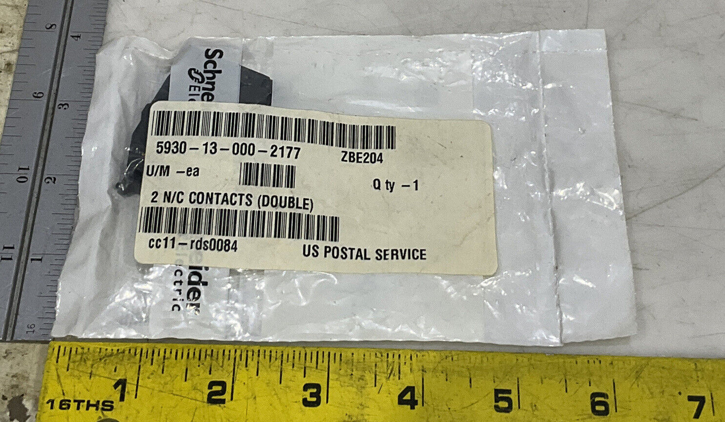 SCHNEIDER ZBE204 AND ZBE203 SINGLE PUSHBUTTON CONTACT BLOCK U3S