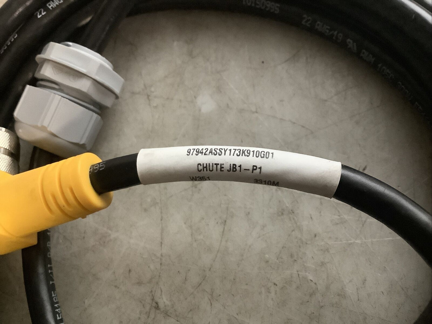TURCK 173K910G01 CABLE ASSEMBLY U3S