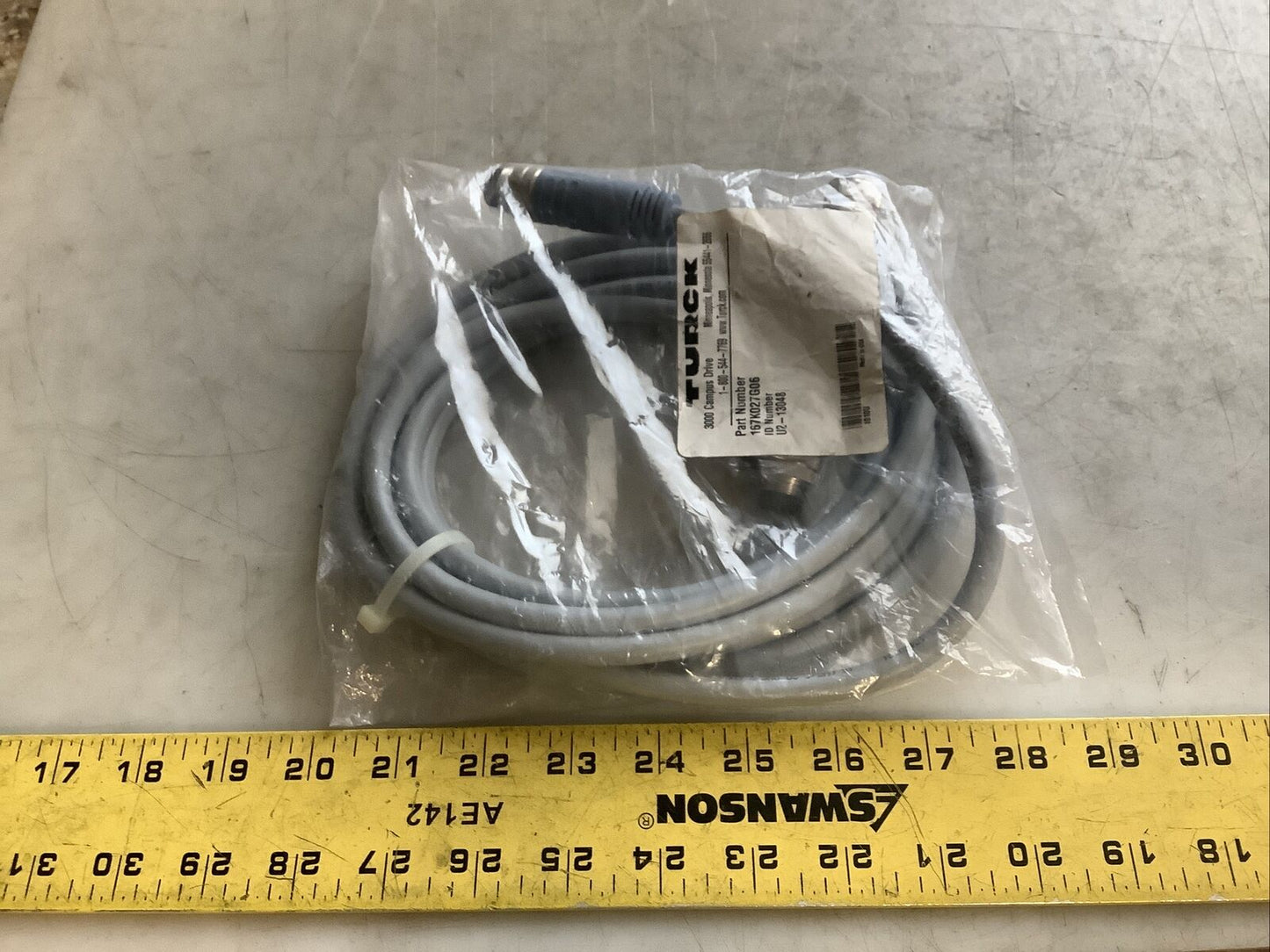 TURCK 167K027G06 U2-13048 CABLE ASSEMBLY U3S