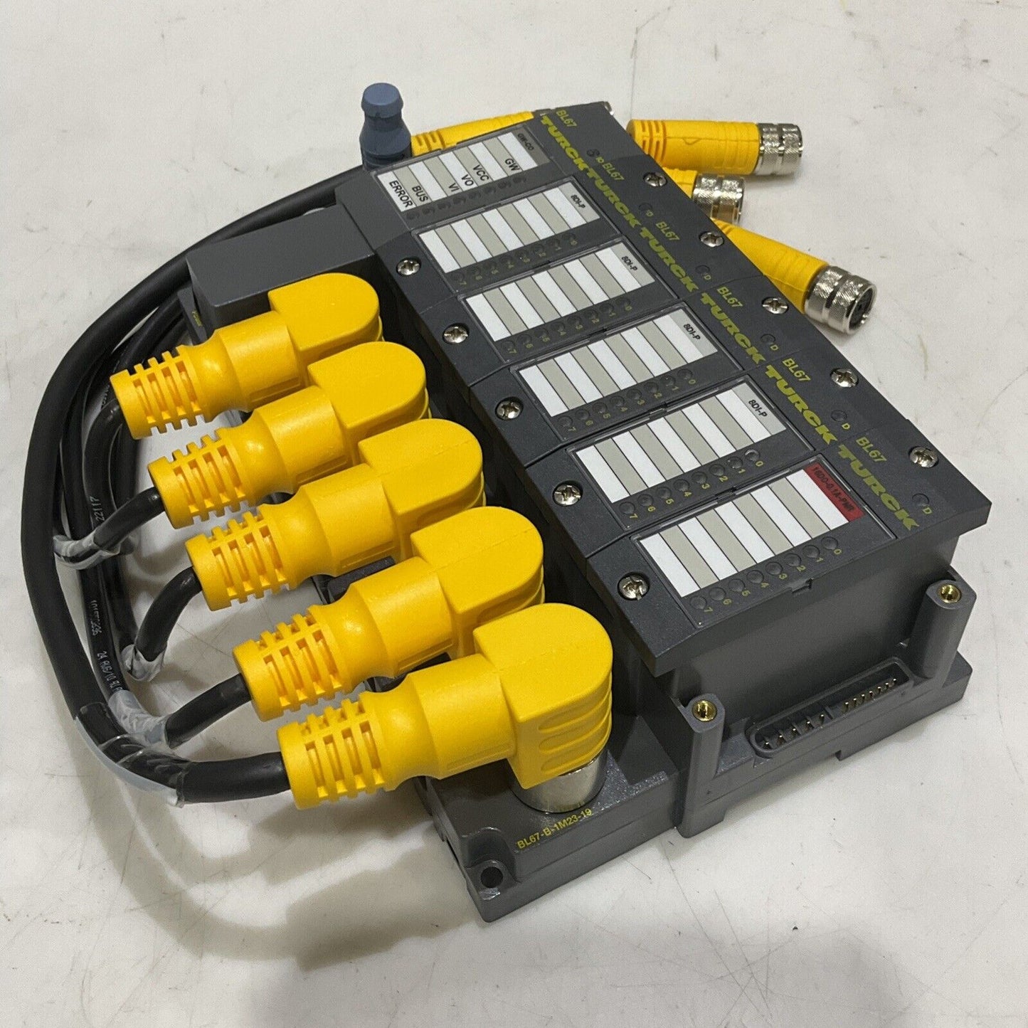 TURCK BL67 BL10009 BL67-B-1M23-19 8DI-P INDEXER ASSEMBLY BLOCK U3S
