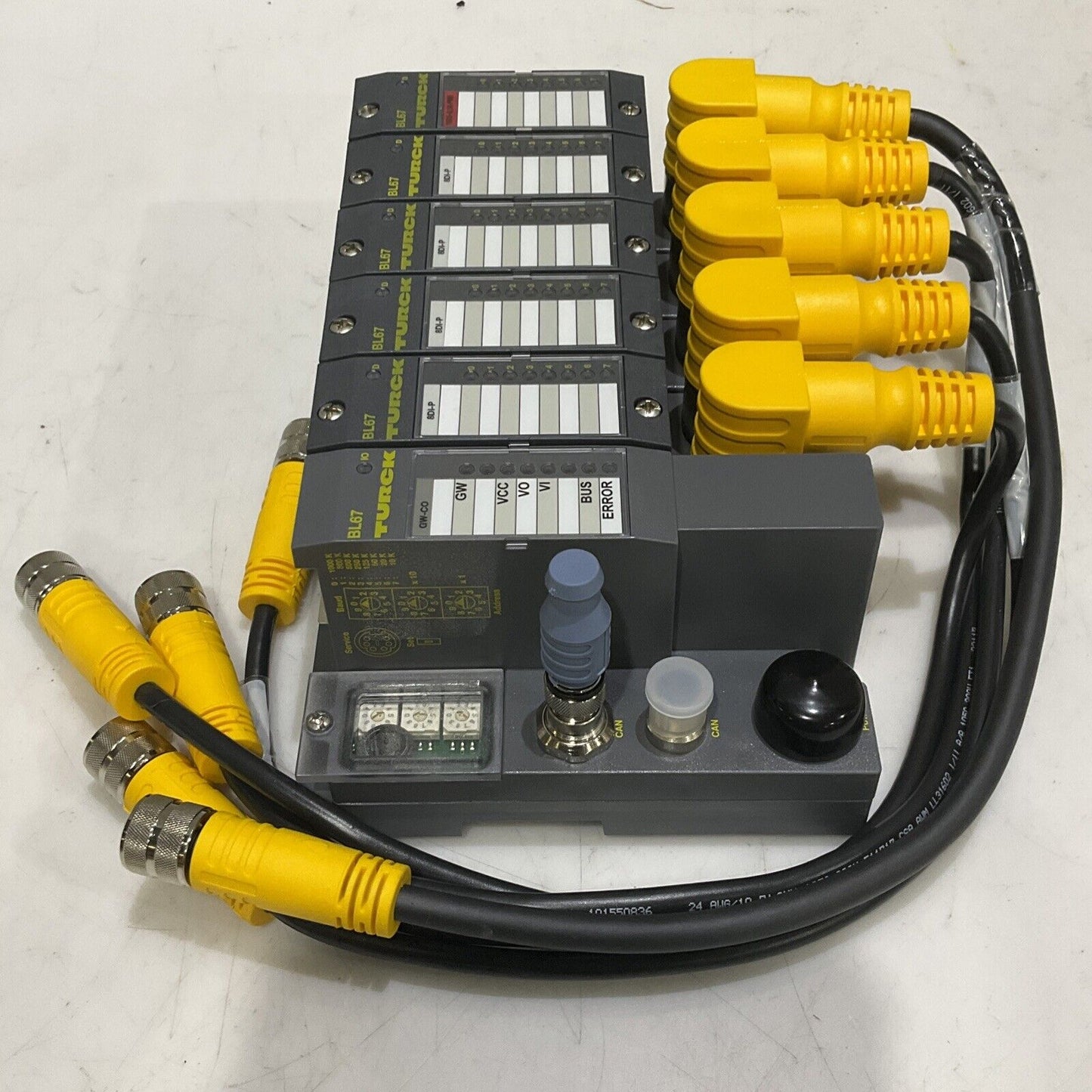 TURCK BL67 BL10009 BL67-B-1M23-19 8DI-P INDEXER ASSEMBLY BLOCK U3S