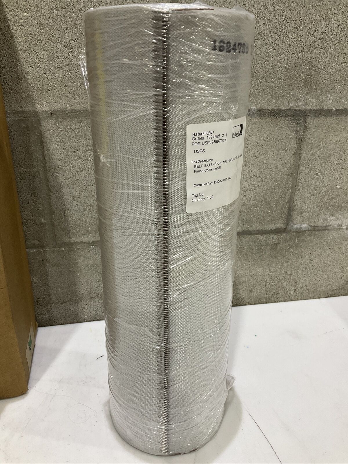 HASBASIT AMERICA NSL-10ELBV 11 HABAFLOW BELT EXTENSION 201 IN X 18 IN U3S