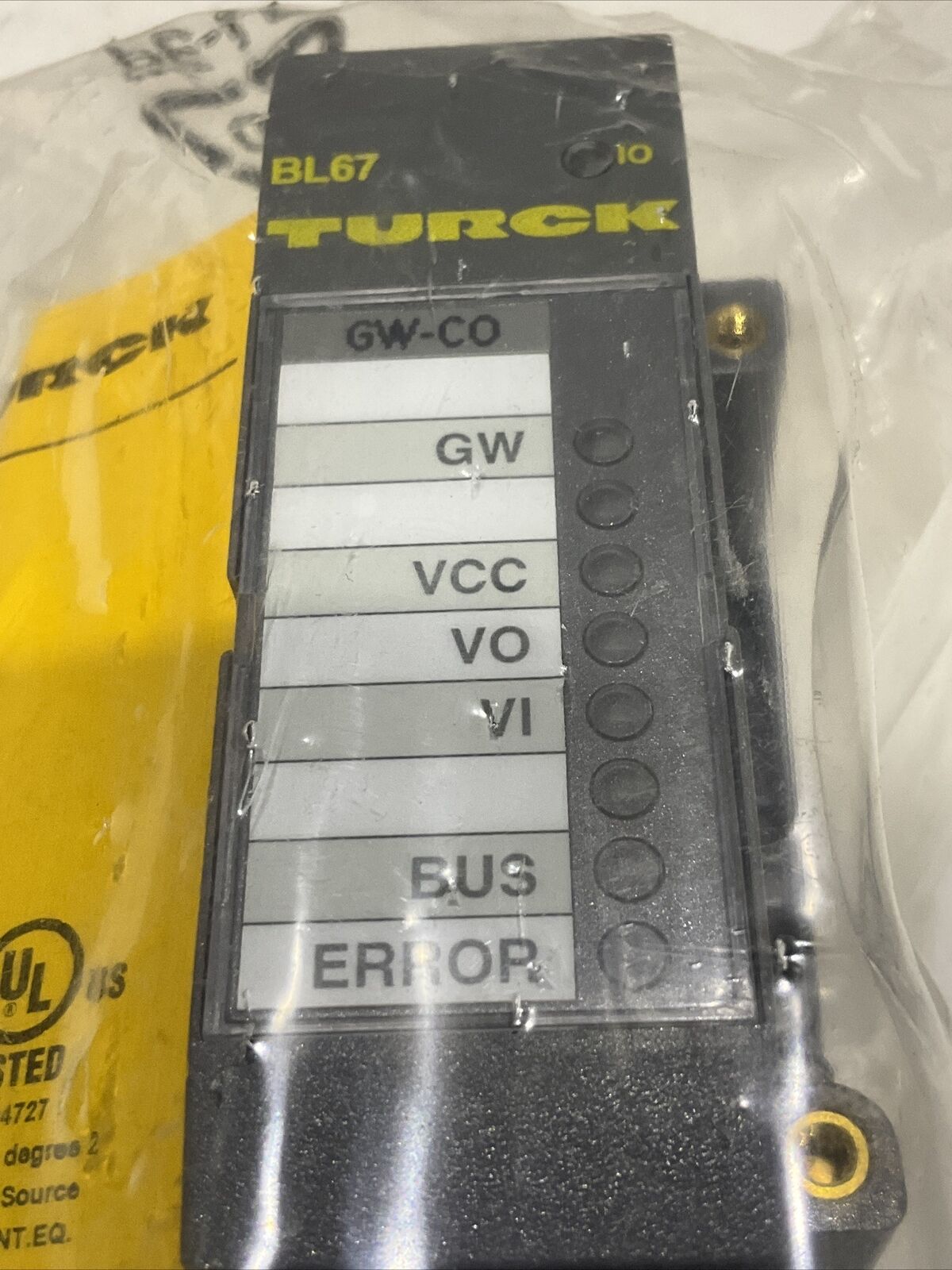 TURCK BL67-GW-CO I/O GATWAY U3S