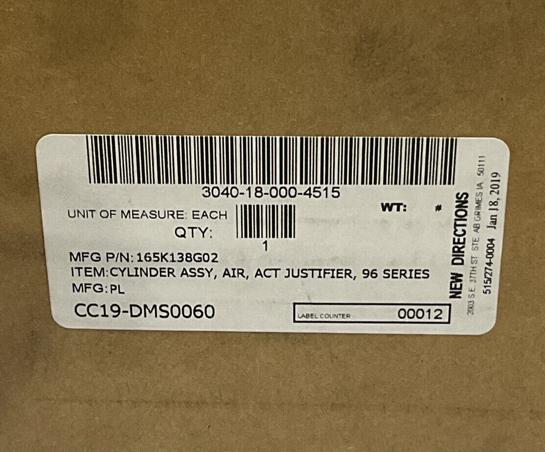 SMC CP96SDB40-80C 96 SERIES ACT JUSTIFIER AIR CYLINDER ASSEMBLY U3S