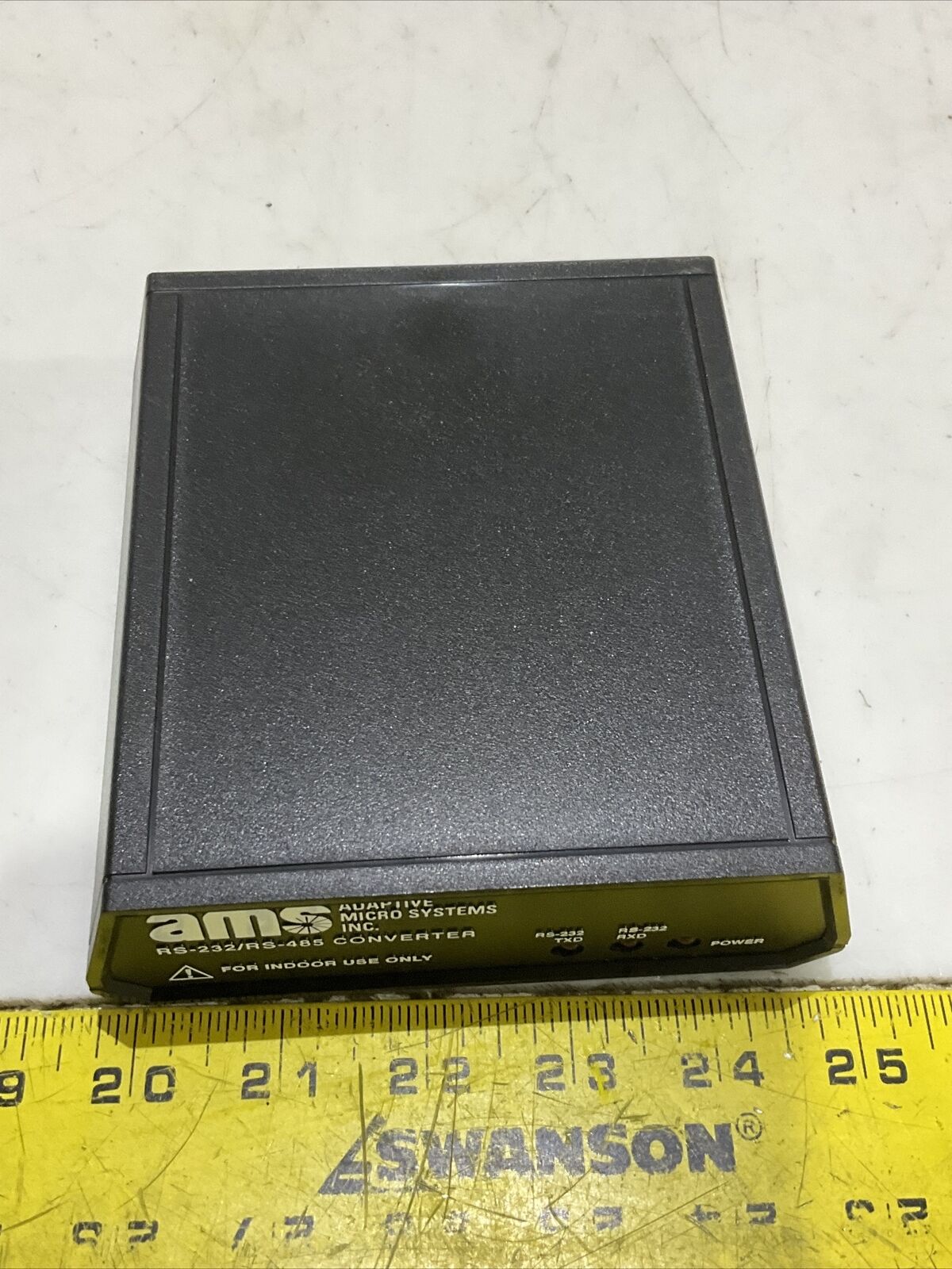 AMS RS-232/RS-485 10881111 CONVERTER 9 VAC 50/60 HZ .150A U3S