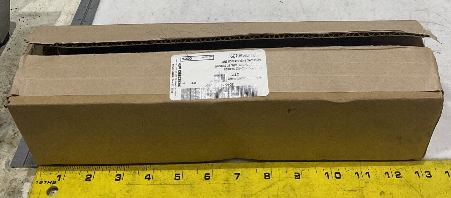 SMC NCDMC106-0800 8” STROKE AIR CYLINDER U3S