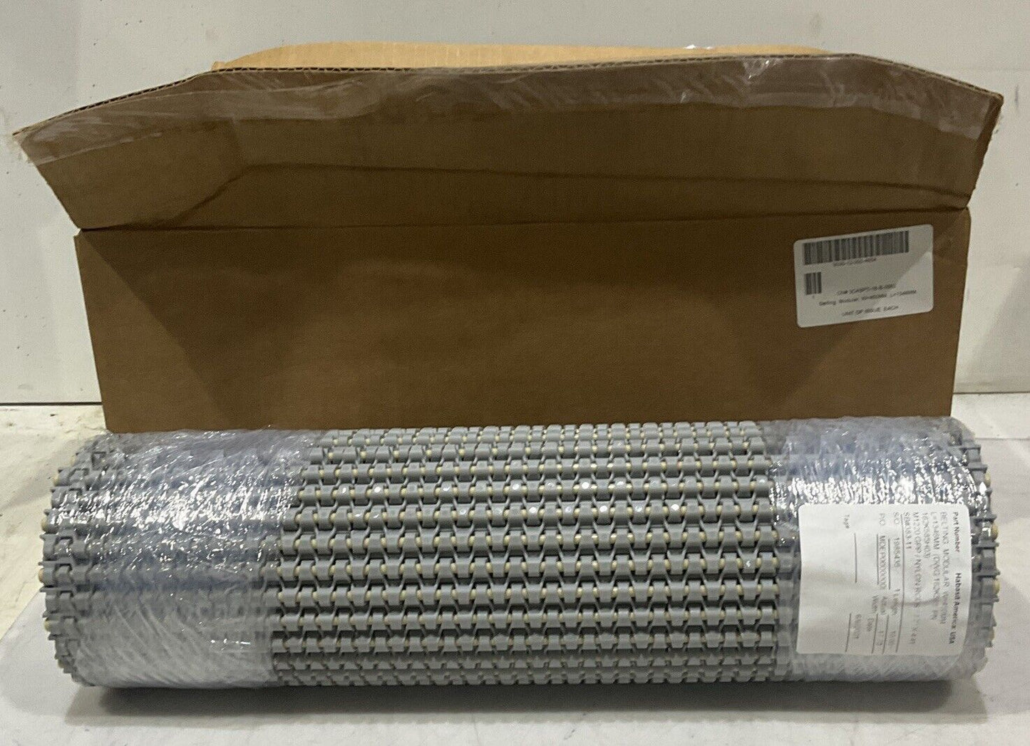 HABASIT M1220 GPP NYLON RODS MODULAR BELTING 18 IN BY 53 IN U3S