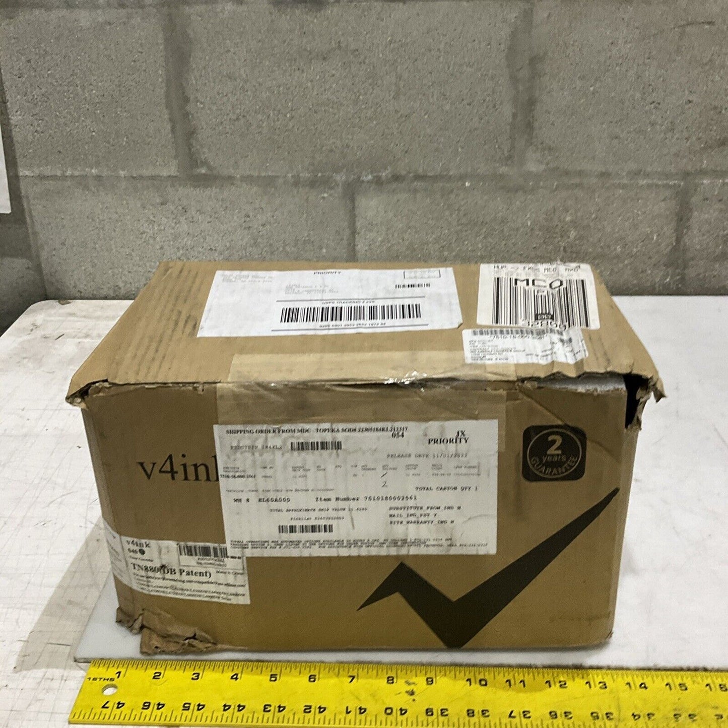 BROTHER V4INK TN880 HIGH YIELD TONER CARTRIDGE LOT OF 2 U3S