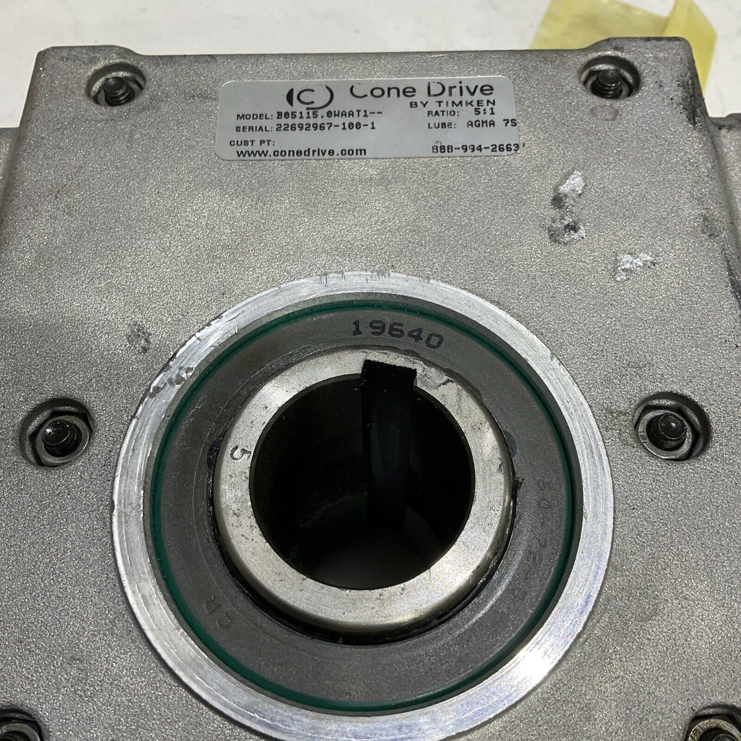 TIMKEN CONE DRIVE B05115.0WAAT1 WARM SPEED REDUCER U4M