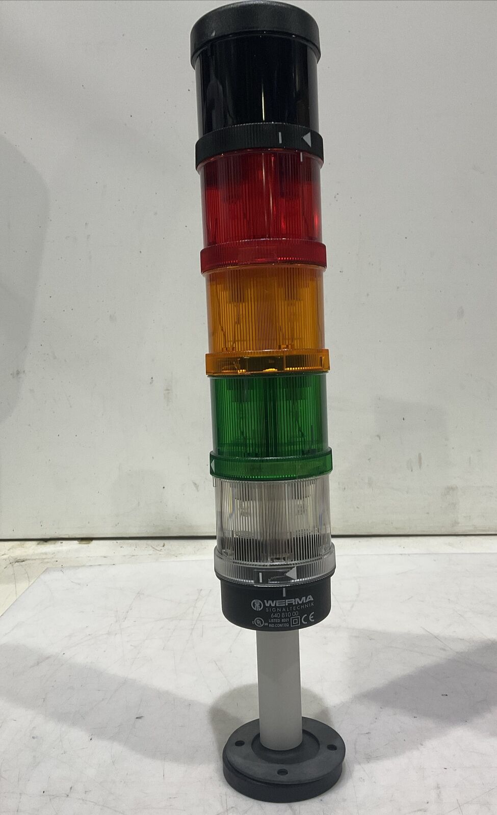 WERMA SIGNALTECHNIK 640 810 00 STACK LIGHT SIGNAL U3S