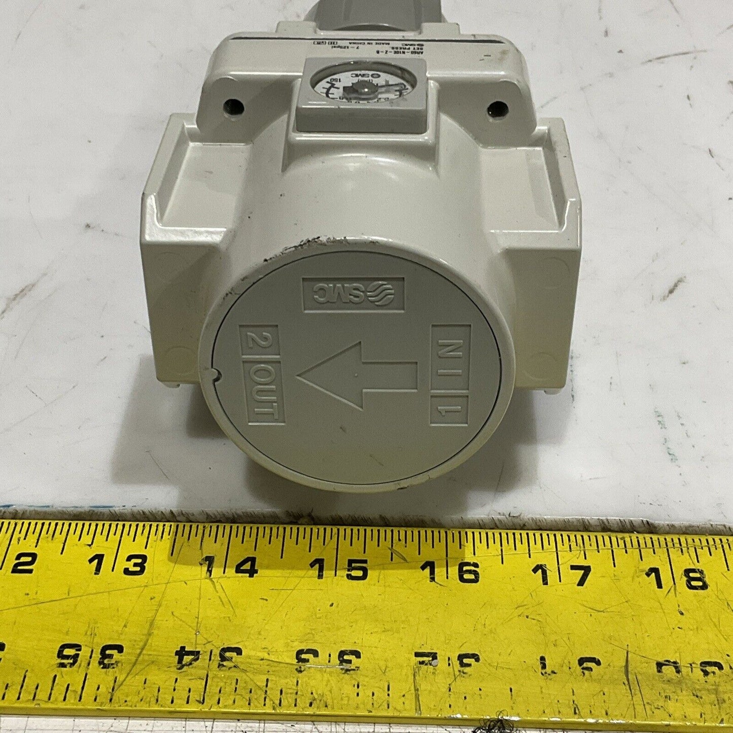 SMC AR60-N10E-Z-B PNEUMATIC REGULATOR 7-125 PSI 1” NPT U4M