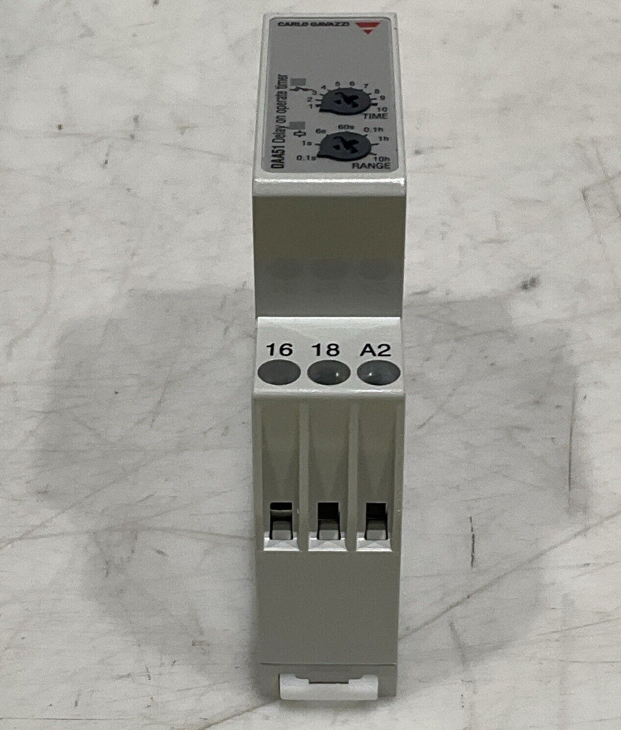 CARLO GALAZZI DAA51CM24 DELAY ON OPERATE TIMER 24-240 VDC 1.5 W 50-60 HZ U3S
