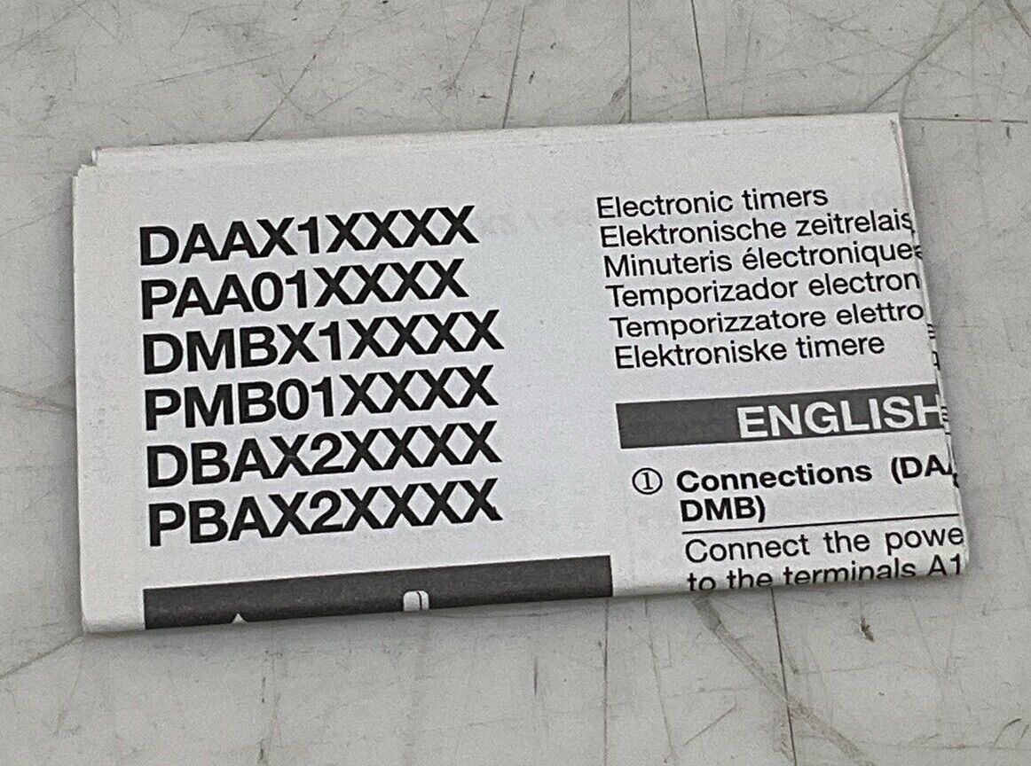 CARLO GALAZZI DAA51CM24 DELAY ON OPERATE TIMER 24-240 VDC 1.5 W 50-60 HZ U3S