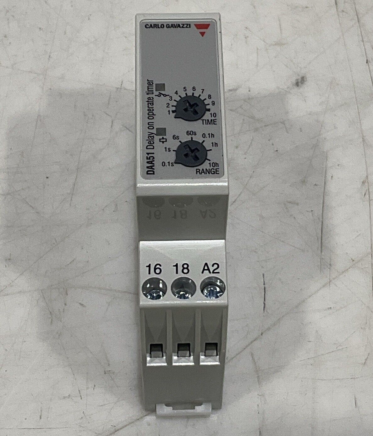 CARLO GALAZZI DAA51CM24 DELAY ON OPERATE TIMER 24-240 VDC 1.5 W 50-60 HZ U3S