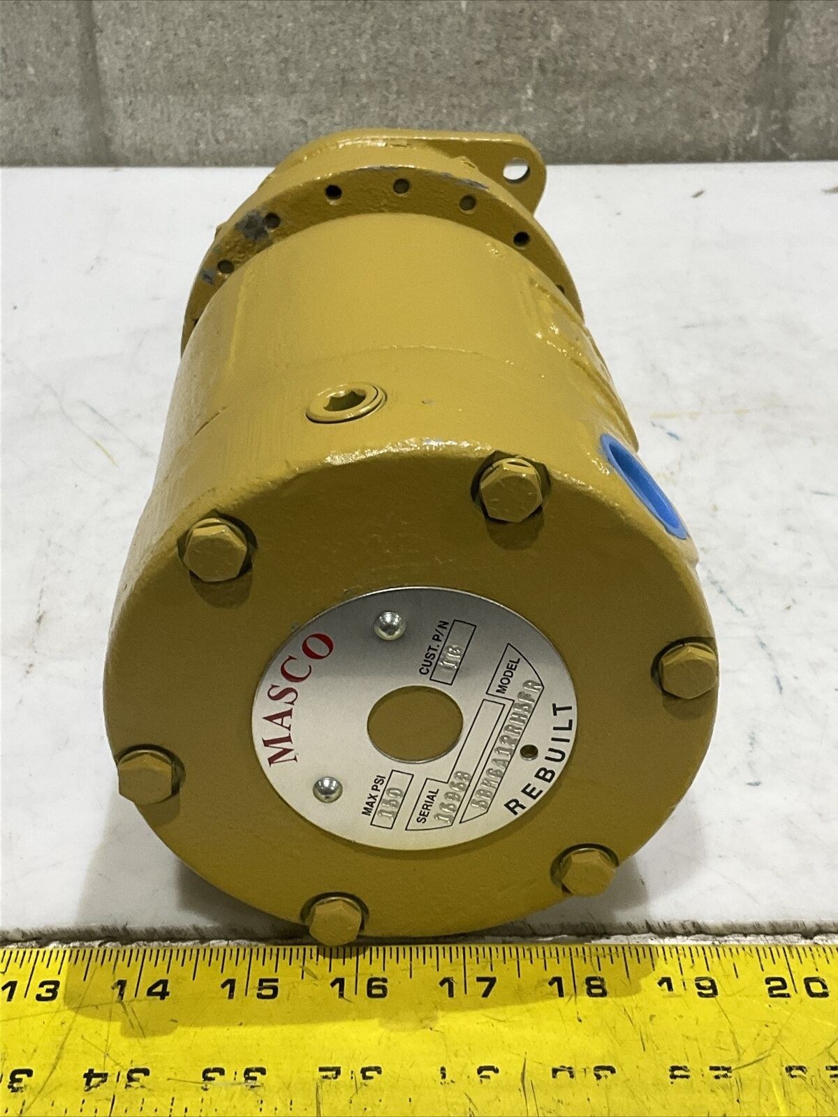 INGERSOLL RAND MASCO 5BMGA12RH5FR PNEUMATIC STARTER 150 PSIG U4M