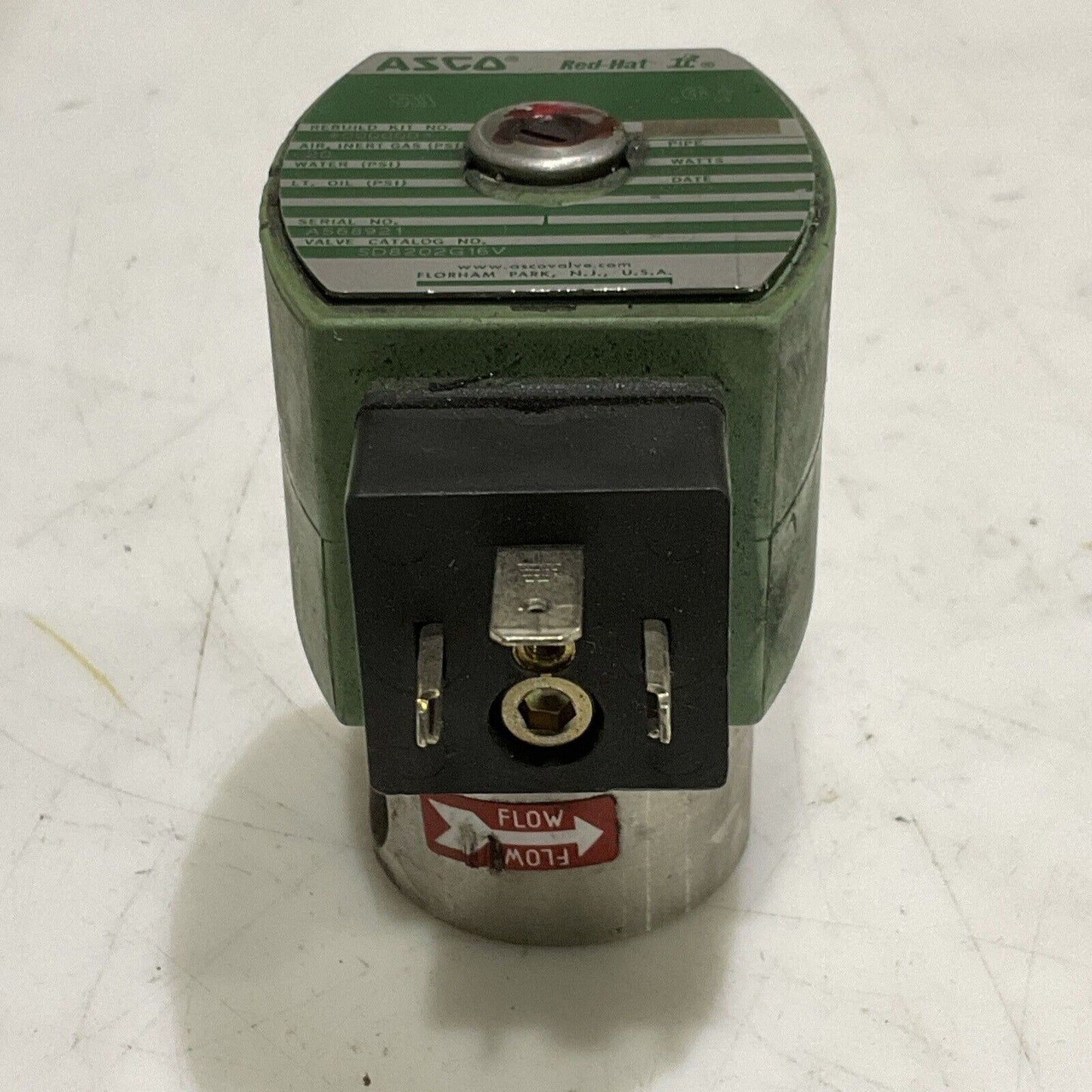 ASCO SD8202G16V SOLENOID VALVE 1/4 22.5 W