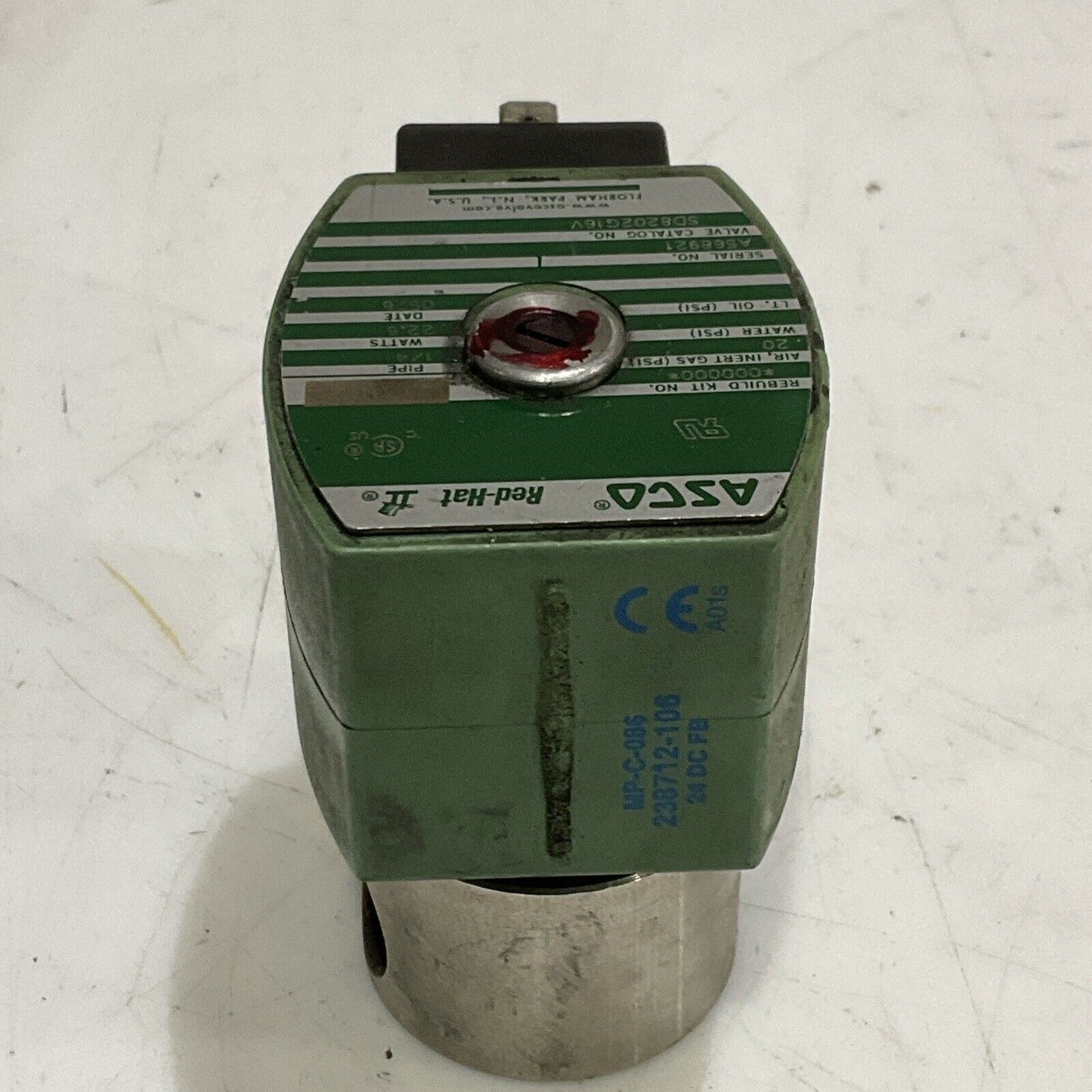 ASCO SD8202G16V SOLENOID VALVE 1/4 22.5 W