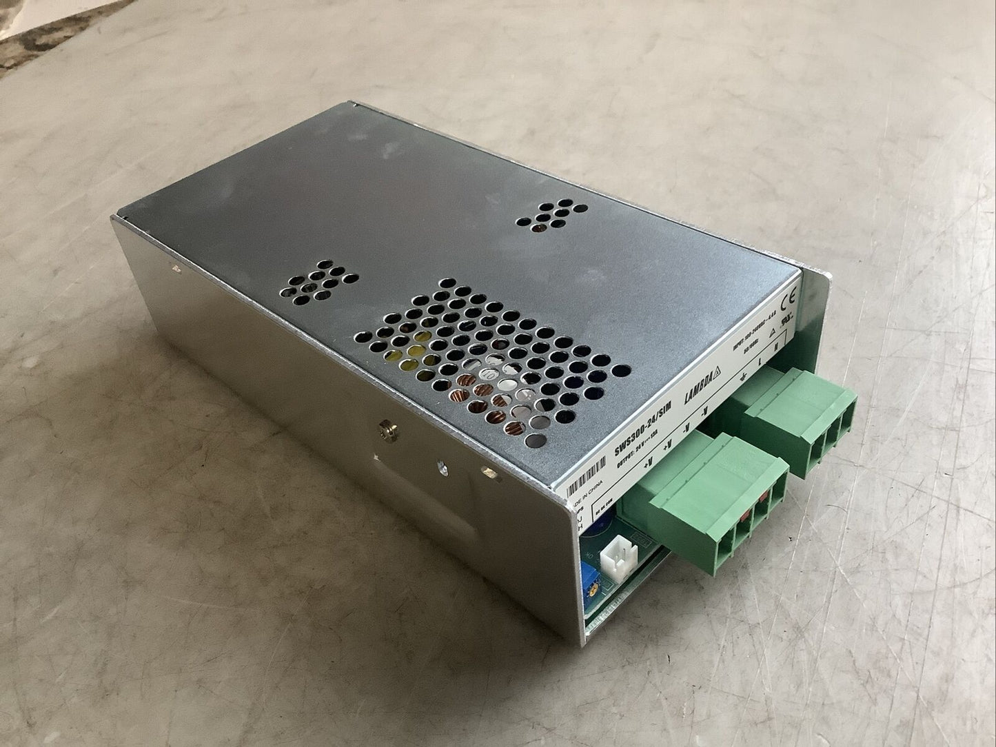 LAMBDA SWS300-24/SIM POWER SUPPLY 24V 13A 100-240VAC U3S