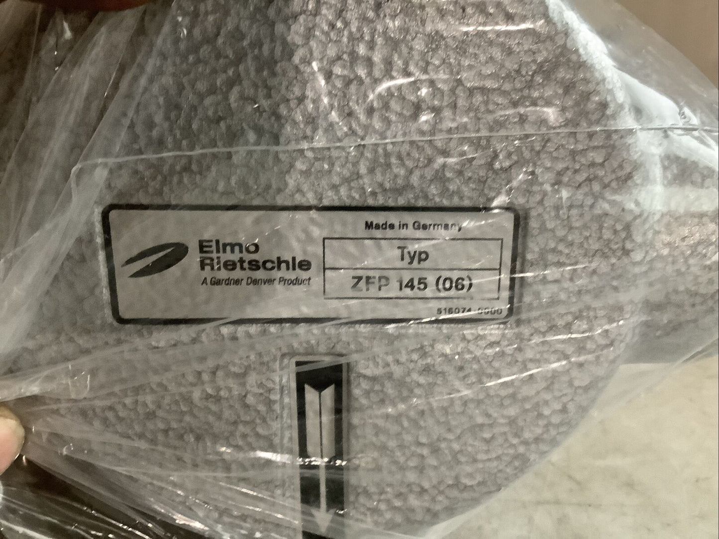 ELMO RIETSCHLE ZFP 145 (06) VACUUM FILTER DUST SEPARATOR U3S