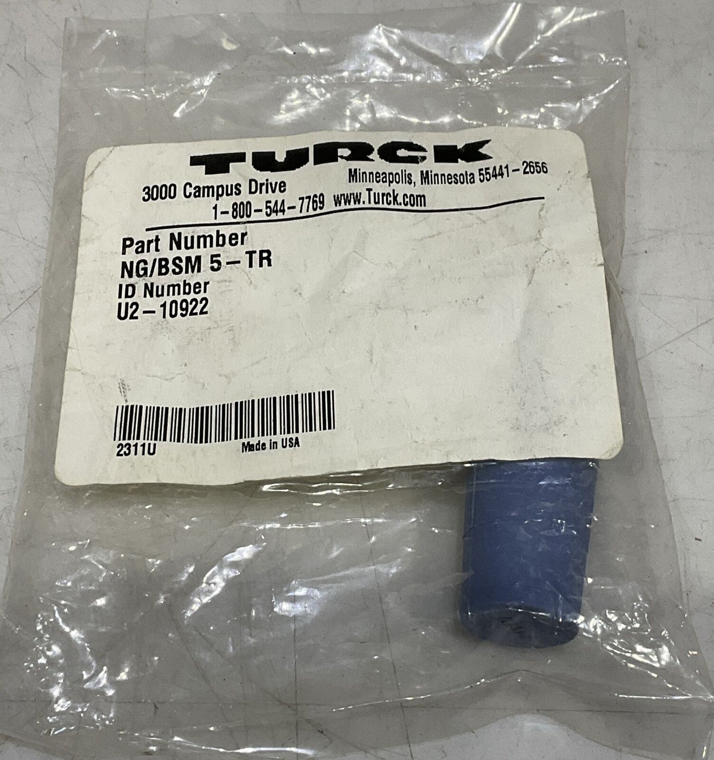 TURCK BSM 5-TR TERMINATING RESISTER MALE CONNECTOR LOT OF 2 U3S