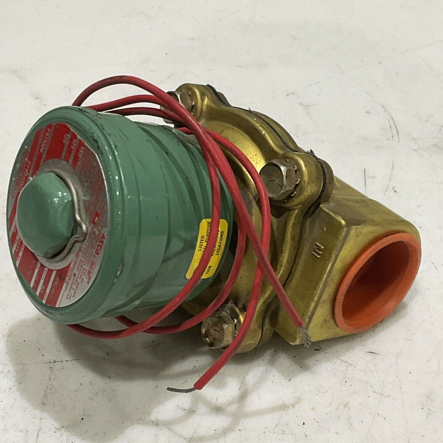ASCO EF80171 F511009 EF8210B55 SOLENOID VALVE 150/125 PSI 15.4 W 1-1/4 PIPE 120V